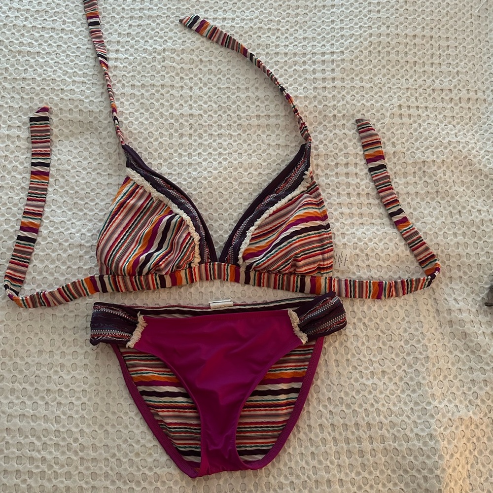 Lucky Brand Pink Bikini Bottom